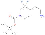 tert-butyl4-(2-aminoethyl)-3,3-difluoropiperidine-1-carboxylate-B28074