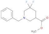 Methyl 1-benzyl-5,5-difluoropiperidine-3-carboxylate