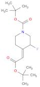 tert-butyl4-(2-tert-butoxy-2-oxoethylidene)-3-fluoropiperidine-1-carboxylate-B28139