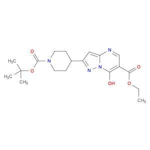 Ethyl 2-(1-(Tert-Butoxycarbonyl)Piperidin-4-Yl)-7-Hydroxypyrazolo[1,5-A]Pyrimidine-6-Carboxylate