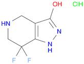 7,7-difluoro-4,5,6,7-tetrahydro-1H-pyrazolo[4,3-c]pyridin-3-olhydrochloride-D28320