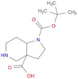 1-(tert-Butoxycarbonyl)octahydro-1H-pyrrolo[3,2-c]pyridine-3a-carboxylic acid