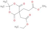 methyl3-(5-(2-ethoxy-2-oxoethyl)-2,2-dimethyl-4,6-dioxo-1,3-dioxan-5-yl)propanoate-M28536