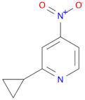 2-cyclopropyl-4-nitropyridine