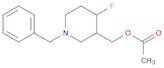 (1-Benzyl-4-fluoropiperidin-3-yl)methyl acetate