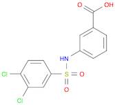 3-(3,4-dichlorobenzenesulfonamido)benzoic acid