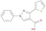 1-Phenyl-3-(thiophen-2-yl)-1H-pyrazole-4-carboxylic acid