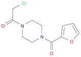 1-(chloroacetyl)-4-(2-furoyl)piperazine