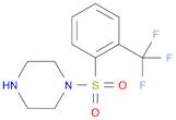 1-[2-(trifluoromethyl)benzenesulfonyl]piperazine