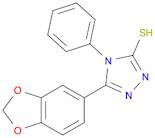 5-Benzo[1,3]dioxol-5-yl-4-phenyl-4H-[1,2,4]triazole-3-thiol