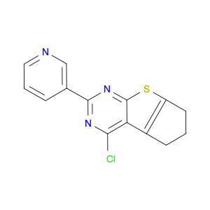 12-chloro-10-(pyridin-3-yl)-7-thia-9,11-diazatricyclo[6.4.0.0,2,6]dodeca-1(12),2(6),8,10-tetraene