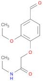 2-(2-ethoxy-4-formylphenoxy)-N-ethylacetamide