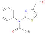 N-(4-formyl-1,3-thiazol-2-yl)-N-phenylacetamide