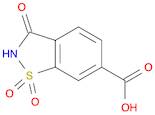 1,1,3-trioxo-2,3-dihydro-1,2-benzothiazole-6-carboxylic acid