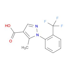 5-Methyl-1-[2-(trifluoromethyl)phenyl]-1H-pyrazole-4-carboxylic acid
