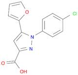 1-(4-Chlorophenyl)-5-(furan-2-yl)-1H-pyrazole-3-carboxylic Acid