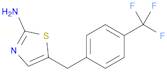 5-(4-(Trifluoromethyl)benzyl)thiazol-2-amine