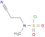 3-[(Chlorosulfonyl)(methyl)amino]propanenitrile