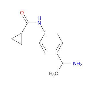 N-[4-(1-aminoethyl)phenyl]cyclopropanecarboxamide