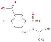 2-Fluoro-5-(N-isopropyl-N-methylsulfamoyl)benzoic acid