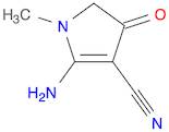 2-amino-1-methyl-4-oxo-4,5-dihydro-1H-pyrrole-3-carbonitrile