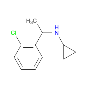 N-[1-(2-chlorophenyl)ethyl]cyclopropanamine