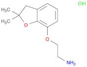 7-(2-Aminoethoxy)-2,2-dimethyl-2,3-dihydro-1-benzofuran Hydrochloride