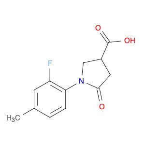 1-(2-Fluoro-4-Methylphenyl)-5-Oxopyrrolidine-3-Carboxylic Acid