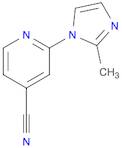 2-(2-methyl-1h-imidazol-1-yl)pyridine-4-carbonitrile