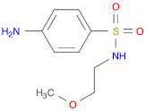 4-amino-N-(2-methoxyethyl)benzene-1-sulfonamide