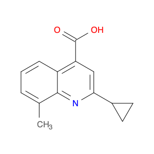 2-cyclopropyl-8-methylquinoline-4-carboxylic acid