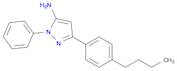 3-(4-Butylphenyl)-1-phenyl-1H-pyrazol-5-amine