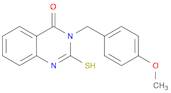 3-[(4-Methoxyphenyl)methyl]-2-sulfanyl-3,4-dihydroquinazolin-4-one