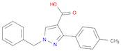 1-benzyl-3-(4-methylphenyl)-1H-pyrazole-4-carboxylic acid