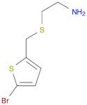 2-{[(5-bromothiophen-2-yl)methyl]sulfanyl}ethan-1-amine