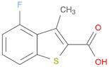 4-Fluoro-3-methylbenzo[B]thiophene-2-carboxylic Acid