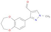 3-(3,4-dihydro-2H-1,5-benzodioxepin-7-yl)-1-methyl-1H-pyrazole-4-carbaldehyde