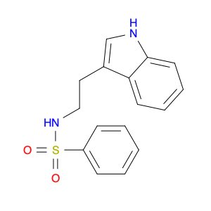 N-[2-(1H-indol-3-yl)ethyl]benzenesulfonamide