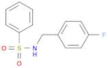 N-[(4-fluorophenyl)methyl]benzenesulfonamide