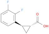 rac-(1R,2R)-2-(2,3-difluorophenyl)cyclopropane-1-carboxylic acid