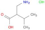 2-(aminomethyl)-3-methylbutanoic acid hydrochloride