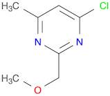 4-chloro-2-(methoxymethyl)-6-methylpyrimidine