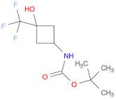 tert-butyl N-[3-hydroxy-3-(trifluoromethyl)cyclobutyl]carbamate