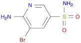 6-amino-5-bromopyridine-3-sulfonamide