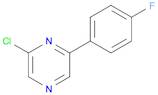 2-chloro-6-(4-fluorophenyl)pyrazine