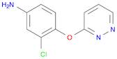 3-chloro-4-(pyridazin-3-yloxy)aniline