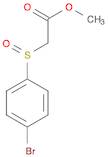 Methyl 2-(4-Bromobenzenesulfinyl)acetate