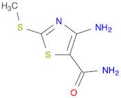 4-amino-2-(methylsulfanyl)-1,3-thiazole-5-carboxamide