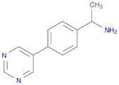 1-[4-(pyrimidin-5-yl)phenyl]ethan-1-amine