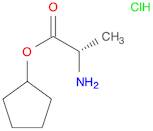 cyclopentyl (2S)-2-aminopropanoate hydrochloride